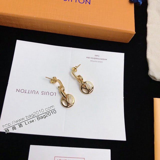 Louis Vuitton純銀飾品 路易威登菱形花形耳環 LV立體菱形耳釘耳吊  zglv1849